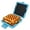Blue, variant on Microwave Sandwich Maker, Microwave Toastie Sandwich Maker, 3-in-1 Toastie Panini Press with Dishwasher Safe Design No Electricity Needed Fast Cooking for Travel Friendly, Office, Home, 6.6*6.3inch