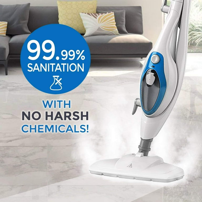 Reecoo Steam Mop Multi-function Floor Cleaning Detachable Steam Cleaner For  Hardwoods,Tiles,Carpet Cleaning