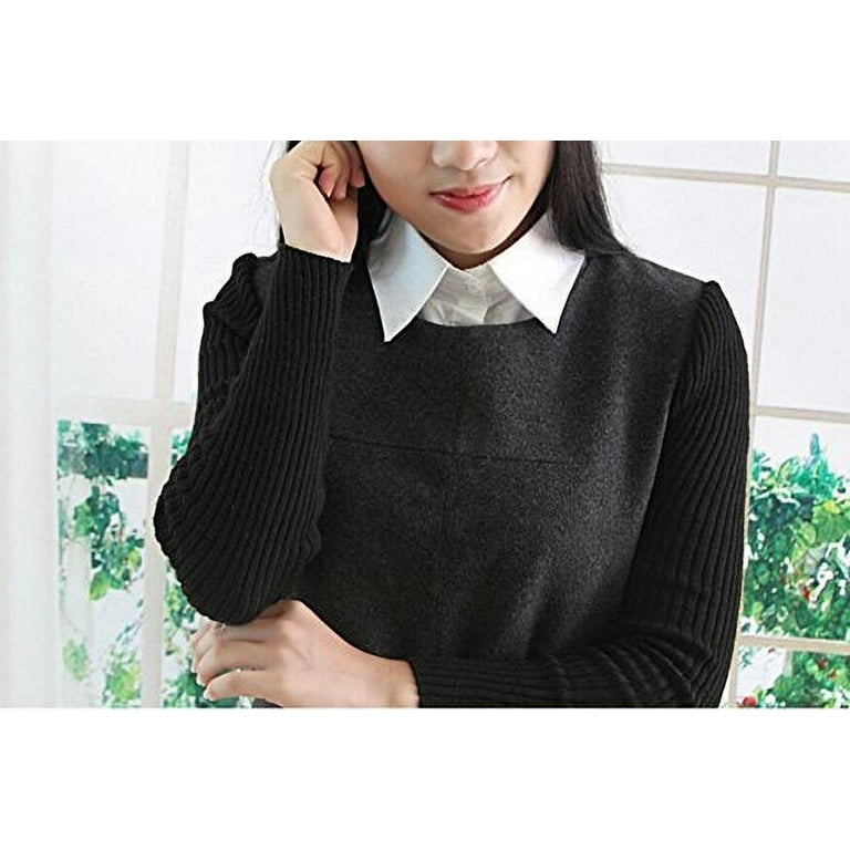 White Peter Pan Collar White Detachable Collar Round Collar 