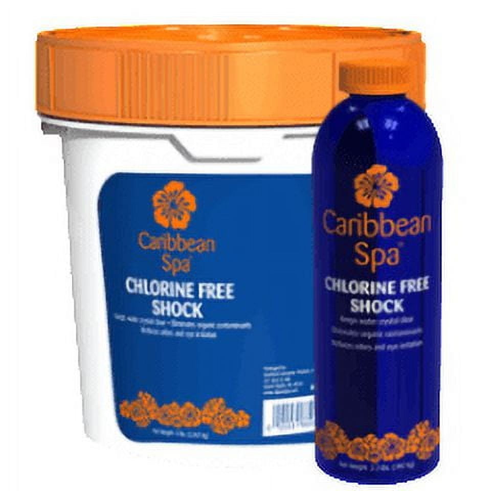 Caribbean Spa Chlorine-Free Oxidizer Shock for Hot Tubs - 2.2LB Container