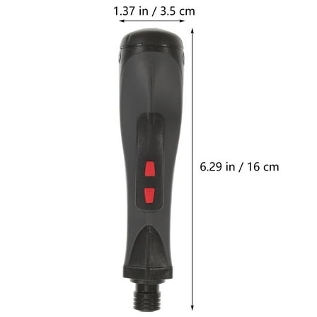 HONMEET Cordless Power Screwdriver with Ergonomic Non- Handle, Rechargeable Electric Screwdriver for Home Repairs Black