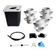 thumbnail image 4 of GELUOXI Hydroponic Growing System Outdoor Indoor Vertical Garden Home Gardening System Vertical Garden Planter with Pump and Movable Water Tank Vegetable Plant Gift for Gardening fans Black (25-plant), 4 of 12