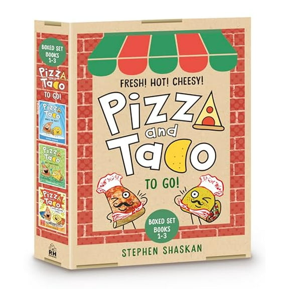 Pre-Owned Pizza and Taco To Go! 3-Book Boxed Set:Books 1-3 (A Graphic Novel Boxed Set) (Pizza and Taco, 1-3) Hardcover