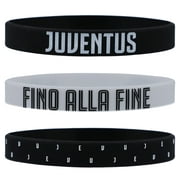 Official Juventus FC Silicone Bracelet Wristbands (set of 3)