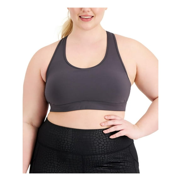 Ideology Womens Plus Gym Fitness Sports Bra