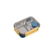thumbnail image 2 of Caja Bento Fiambrera portátil sellada de acero inoxidable azul con soporte para teléfono, apta para microondas (1 unidad) Rkxzt, 2 of 9