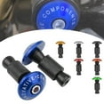 thumbnail image 3 of Pair Handlebar Grips 7/8'' Motorcycle Dirt Bike Handle Bar End Cap Plugs Slider, 3 of 3