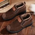 thumbnail image 4 of YUDAI Men's winter and autumn cotton boots, fashionable and warm, light and durable, anti-slip sole, thick fur, the best gift for your loved one, 4 of 10