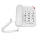 thumbnail image 2 of Teléfono con cable para personas mayores, teléfono con botones grandes 3 Teléfono fijo con cable Teléfono con botones grandes compacto y liviano, 2 of 8