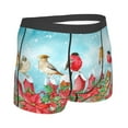 thumbnail image 3 of Kll Winter Birds On The Fence Men'S Cotton Boxer Briefs Underwear-Medium, 3 of 9