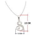 thumbnail image 2 of Collar Gargantilla Horoz Letra S Plata 925 45cm, 2 of 5