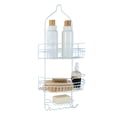 thumbnail image 3 of Bath Bliss Metal Shower Organizer, White, 3 of 8