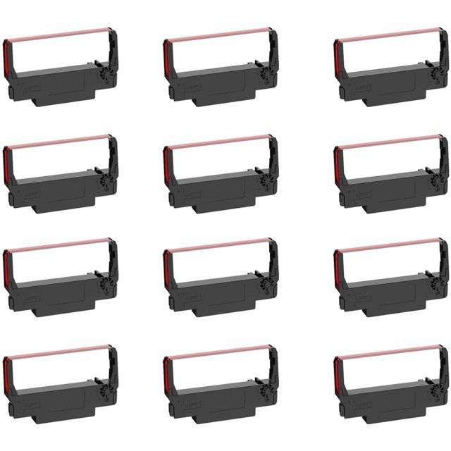 Reemplazo más grande para cinta compatible con ERC-30, ERC 30 34 38 B/R utilizada con impresoras Epson ERC30 ERC34 ERC38 NK506