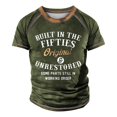 thumbnail image 1 of Men's Raglan T-shirt Retro Short Sleeve Round Neck Letter Printing Tops 2XL, 1 of 4