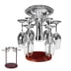 thumbnail image 4 of Base De Madera De Estilo Primavera Estante Para Copas De Vino Estante Al Revés Soporte Para Copas De Vino Estante Para Copas Estante De Almacenamiento De Copas De Escritorio Para Cocina Restaurante Kearding HA019737-00, 4 of 7