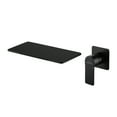 thumbnail image 5 of Boyel Living Waterfall Bathroom Faucet 1- Handle Wall Mount Sink Faucet Modern Bathtub Mixer Tap Solid Brass Matte Black, 5 of 7