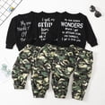 thumbnail image 6 of NOLDARES Toddler Baby Boy Fall Winter Clothes 2 Piece Cute PrintLong Sleeve Sweatshirt Elastic Pants Newborn Infant Boy Outfits Clothing(Black,3-4 Y), 6 of 6