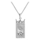 thumbnail image 2 of Collares para parejas, cadena larga ajustable, dijes, corona, colgante, collar para Plata, 2 of 9