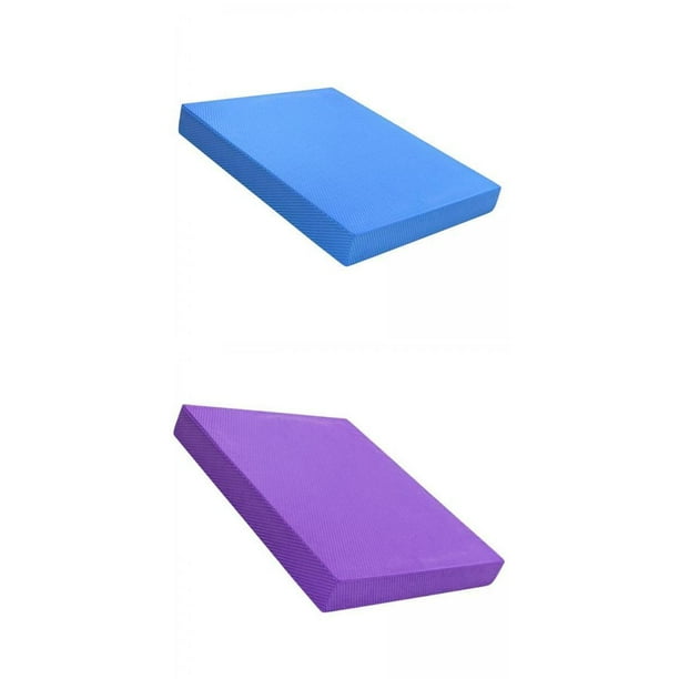 Almohadilla de Equilibrio Suave de 2 Piezas Estabilidad Yoga Board L Azul L Púrpura Zulema cojín de equilibrio