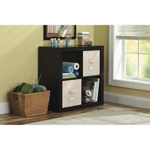 Better Homes and Gardens Square 4-Cube Organizer, Multiple Colors