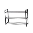 thumbnail image 2 of Estante para zapatos Organizador de estante para almacenamiento de zapatos de múltiples capas Soporte de acero de metal para el hogar, 3 capas largas Monstrate HA003465-02, 2 of 7