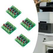 4 Channel Control Board Featuring Optocoupler Isolation And Output Levels Selection For Electronic Components