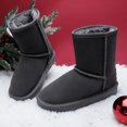 thumbnail image 2 of Botas DREAM PAIRS para Niños con Forro de Piel Sintética Gris Talla 11, 2 of 8