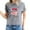 Gray, variant on Fesfesfes Gym Shirts Women's Valentine's Day Love Printed Short Sleeved T-shirt Top Short Sleeved Round Neck Top/Shirt Women Essentials 2XL(US:12)