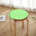 thumbnail image 5 of Mohdy 15" Washable Chair Pad,indoor/Outdoor Chair Pads,Round Seat Chair Pad,Round Cushions for Outdoor Furniture,Small Soft Sponge Seat Cushion,anti Slip Round Stool Cushion,Light Green with Ties, 5 of 7