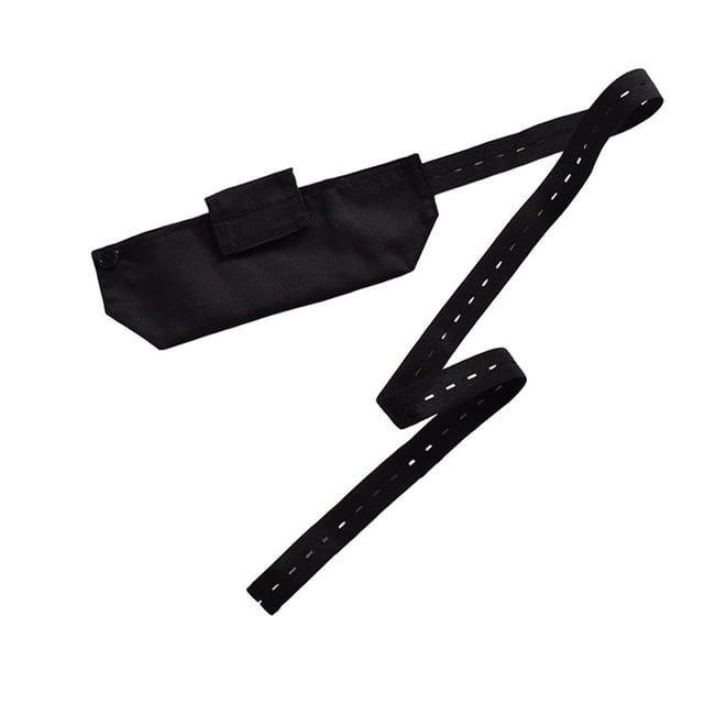 Cinturón para tubo de diálisis peritoneal Cinturón para tubo peritoneal Elástico Ajustable Flexible Negro
