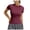 Wine-A, variant on FRSASU Women's Workout Tops Short Sleeve Raglan Athletic Compression Yoga Gym Crewneck Quick Dry T-shirts Wine-A