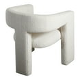 thumbnail image 6 of Moe's Home Collection Elo Chair White Fabric Chairs, 6 of 7