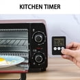thumbnail image 6 of 3X Super Thin LCD Digital Screen Kitchen Square Cooking Count Up Countdown Alarm Magnet Clock, 6 of 6