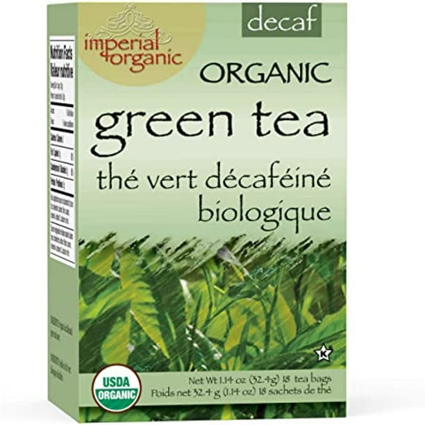 Uncle Lees Tea Organic Imperial Decaffeinated Green Tea 18 Bags