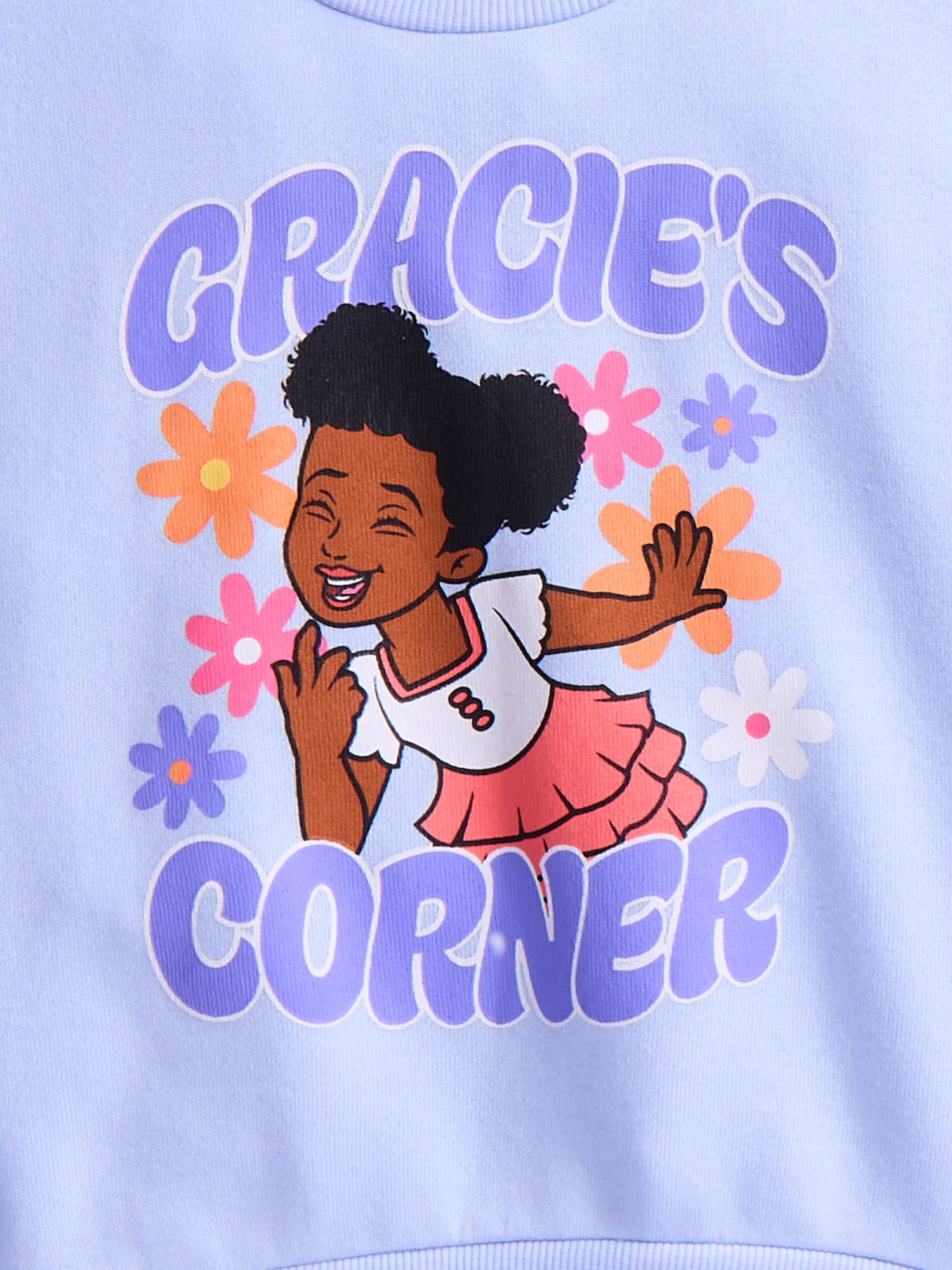 Gracie’s Corner Baby and Toddler Girls Fleece Sweatshirt and Leggings Set, Sizes 12M–5T