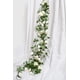 thumbnail image 2 of Nvzi 3 piezas de 6,56 pies de flores artificiales de rosa de seda para colgar en la boda, guirnaldas para decoración del hogar, exterior e interior, flores (blancas), 2 of 5