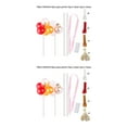 thumbnail image 3 of bedienty Cake Topper Home Wedding Party Cake Balloon Ribbon Straws Decoration Pastry Decor Sapphire Glitter Balloon 4# 2Set, 3 of 6