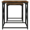 thumbnail image 5 of vidaXL Nesting Coffee Tables Accent Desk Furniture Set of 2 Engineered Wood, 5 of 11