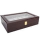thumbnail image 1 of Caja de madera para relojes de pulsera Bling Bling 12 rejillas, 1 of 12