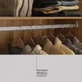 thumbnail image 3 of Closet 2 Puertas 3 Cajones Blanco/Café Ropero Modelo 71140-153, 3 of 8