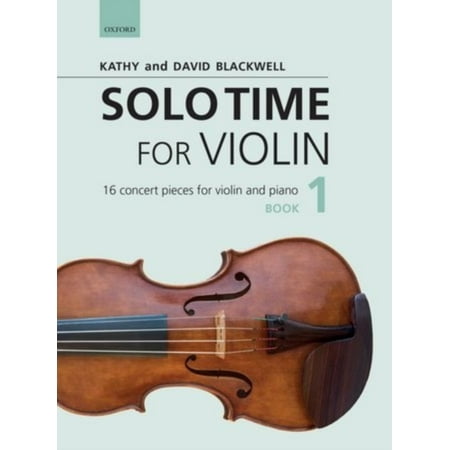 Compact Disc Sheet Music - Solo Time for Violin Book 1 + CD: 16 concert pieces for violin and piano (Fiddle Time) (Sheet music)