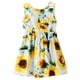 thumbnail image 2 of 3-4T verano niños niñas algodón girasol bebé sin mangas princesa chaleco vestido Likrtyny Para estrenar, 2 of 6