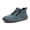 Blue, variant on Women's Leather Trainers with Side Zip Flats Handmade Orthopedic Comfy Shoes Outdoor Casual Lightweight Non Slip Walking Shoe(Beige, 36)