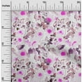 thumbnail image 2 of oneOone Cotton Cambric Fuschia Pink Fabric Florals Quilting Supplies Print Sewing Fabric By The Yard 56 Inch Wide, 2 of 6
