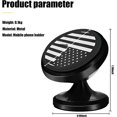 thumbnail image 2 of GFDYREE Lot de 2 Supports de Téléphone pour Voiture, Support de Téléphone Cellulaire Drapeau Américain à Rotation 360°, Réglable, Support de Téléphone Intelligent Portable en Alliage d'Aluminium à Super Succion pour Tableau de Bord, Tous les Téléphones Intelligents (Noir), 2 of 6