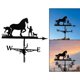 thumbnail image 3 of Veleta Caballo Indicador De Acero Inoxidable Con Veleta Decorativa 3D Hecho A Mano, 3 of 8
