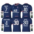 thumbnail image 2 of Paris Saint-Germain Casa Camisa Talla S-2XL 2021-2022 Fútbol 21/22 Manga Corta Hombre fans PSG jersey MESSI 30 Neymar Jr 10 KEAN 18 Mbapp7 Sergio Ramos 4, 2 of 4