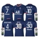 thumbnail image 2 of Paris Saint-Germain Casa Camisa Talla S-2XL 2021-2022 Fútbol 21/22 Manga Corta Hombre fans PSG jersey MESSI 30 Neymar Jr 10 KEAN 18 Mbapp7 Sergio Ramos 4, 2 of 4