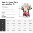 thumbnail image 4 of Bixox Men's Merry Christmas 1 Printed Short Sleeve Skinny Athletic T-Shirt, 4 of 6