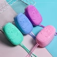 thumbnail image 4 of Taicans Double Sided Bath Brush with Dual Texture,4.9 x 3.0 x 2.2 in Exfoliating Back Scrubber for Shower,Foam Body Brush for Gentle & Deep Cleansing,Travel Size, 4 of 6